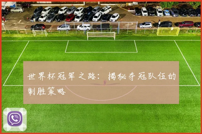 世界杯冠军之路：揭秘夺冠队伍的制胜策略