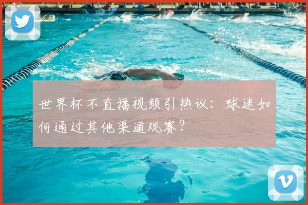 世界杯不直播视频引热议：球迷如何通过其他渠道观赛？